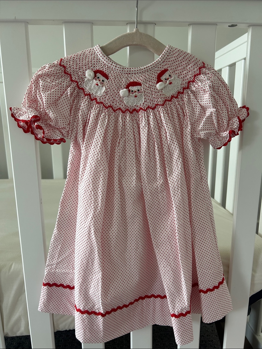 Christmas Smocked Dress